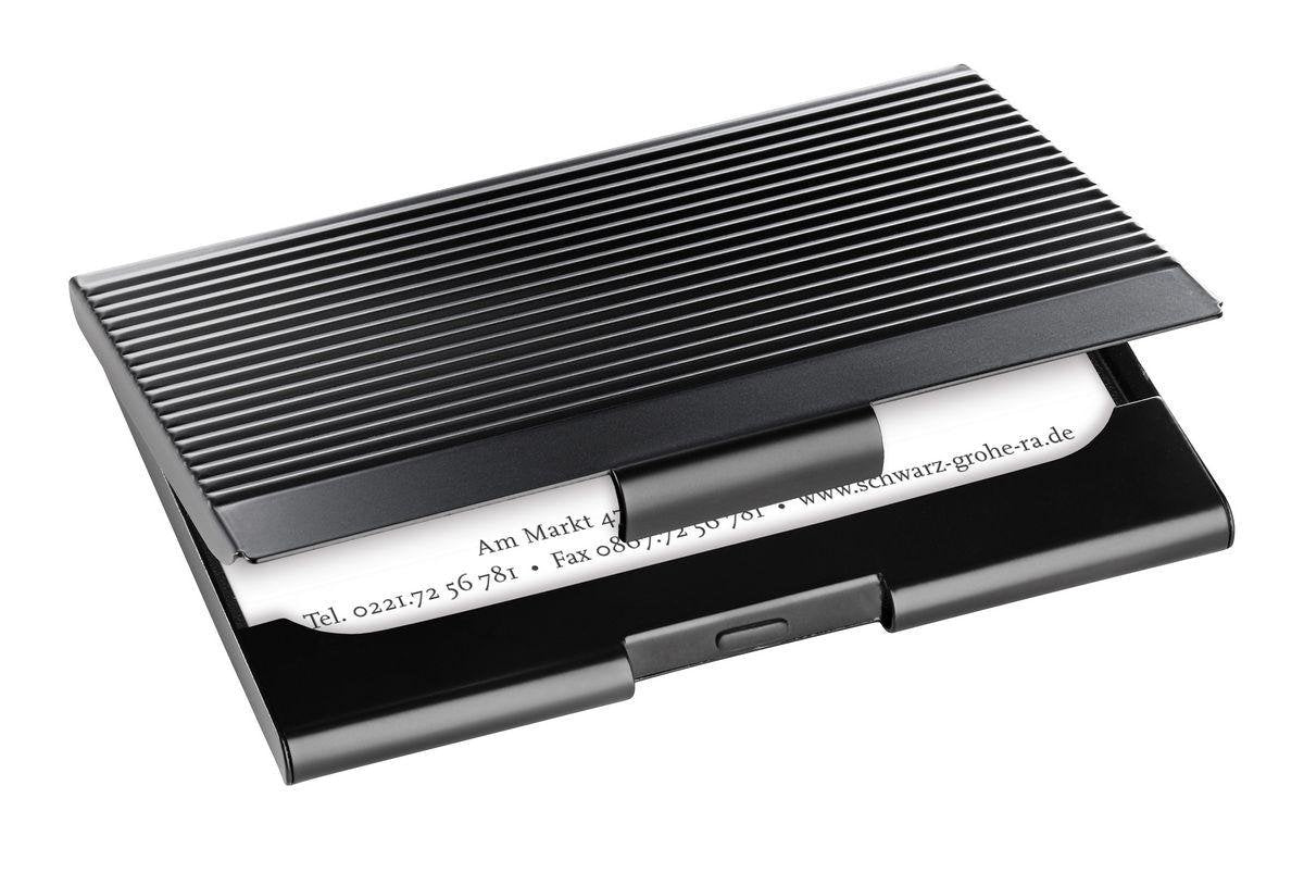 Sigel Visitenkartenetui 95 X 7 X 62 Mm Negro
