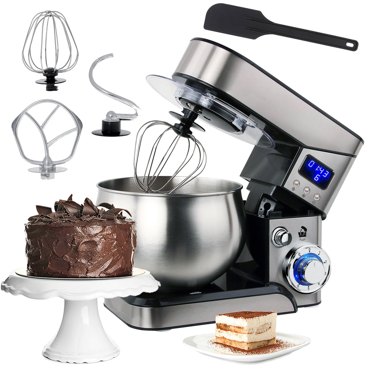 EAN 5903887803076 - Camry Premium CR 4223 robot de cocina 2000 W 5 L Plata imagen 3