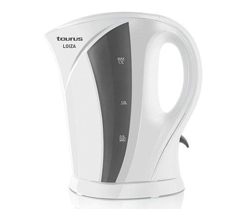 Hervidor Taurus Loiza 1.7l Filtro Extraíble Desconexión Automática Recoge-Cables Interruptor Encendido Apagado