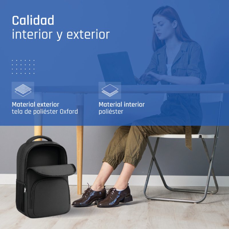 EAN 8435364320242 - iggual IGG320242 maletines para portátil 43,2 cm (17") Negro imagen 3