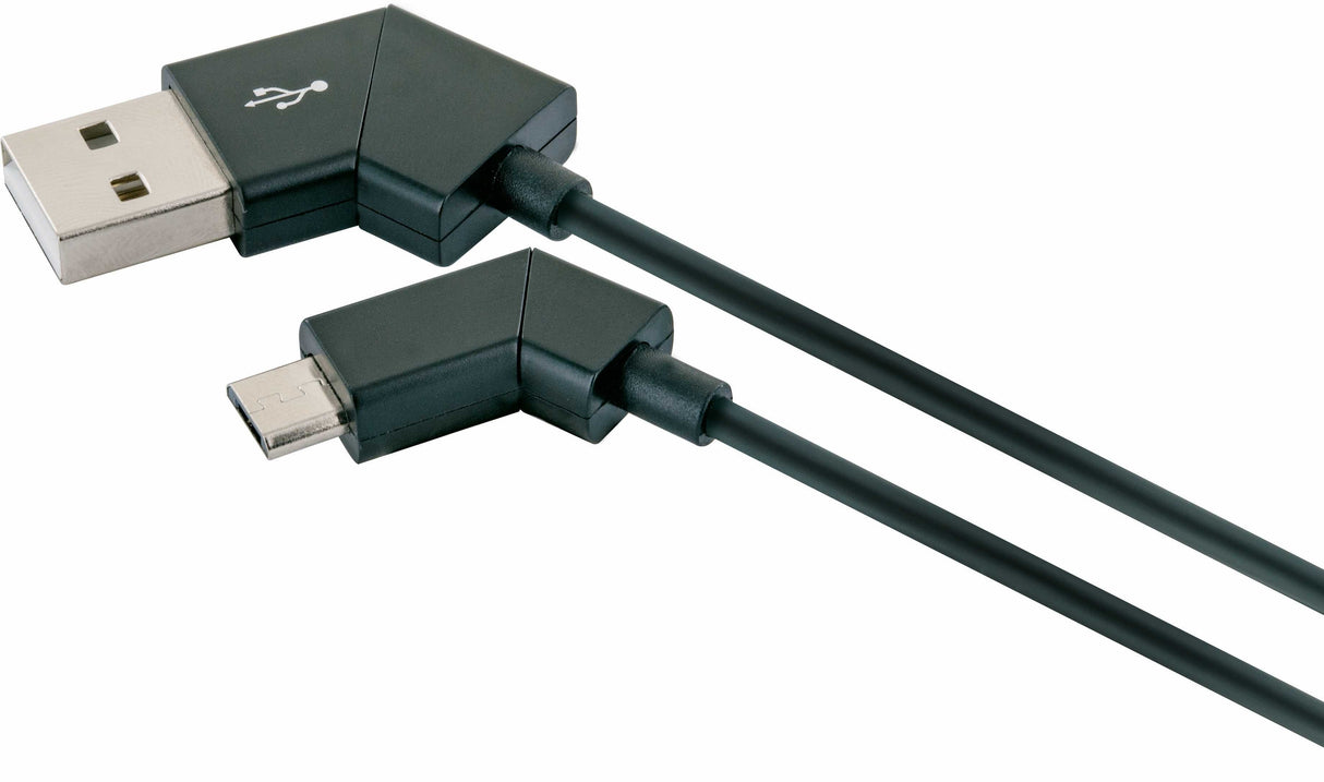 Schwaiger Cable Usb 2.0 -> Usb 2.0 Micro B St., 1.2m, Negro