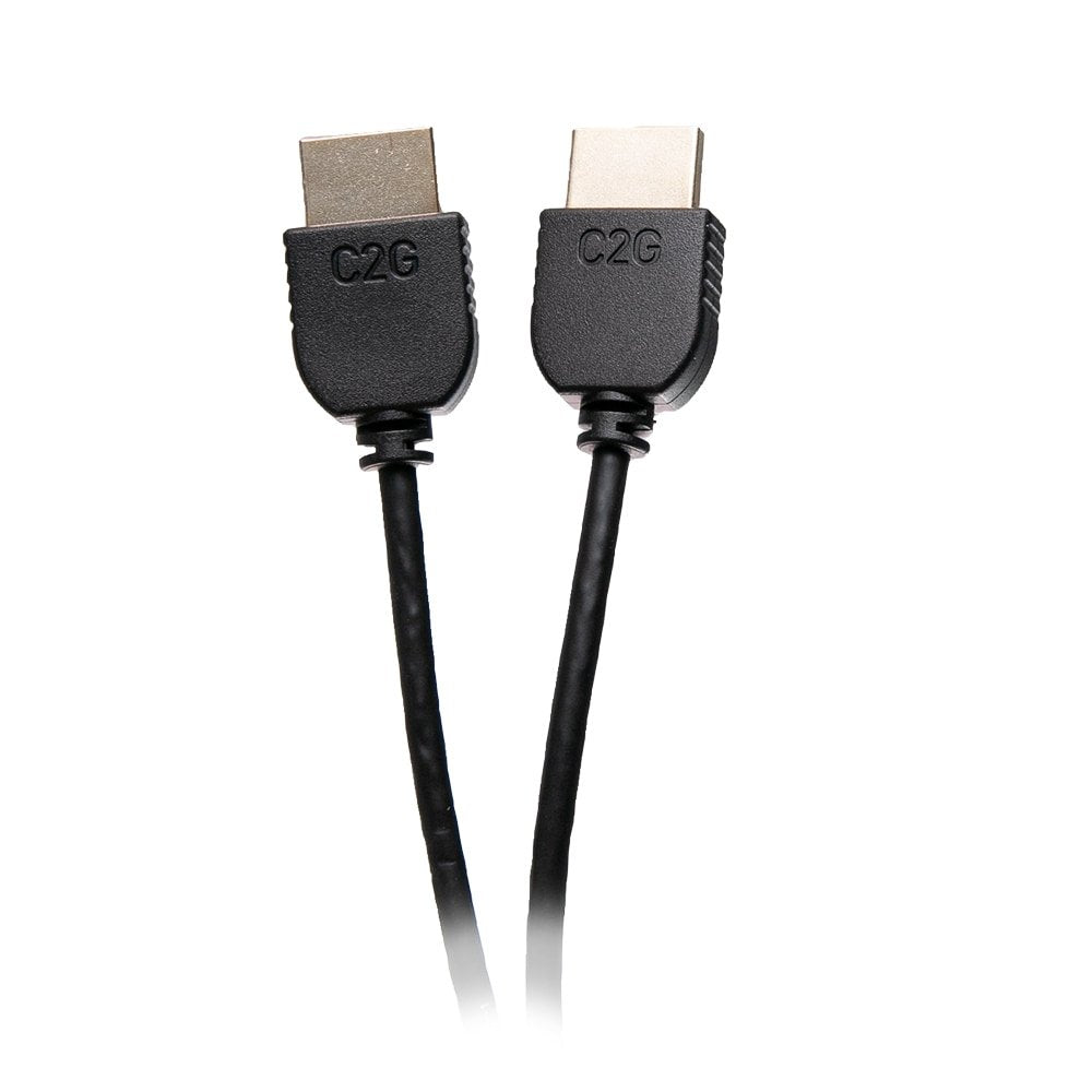 C2g 6ft 4k Hdmi Cable Ultra Flexible Cable With Low Profile Connectors Cable Hdmi Hdmi Macho A Hdmi Macho 1.83 M Doble Blindado Negro