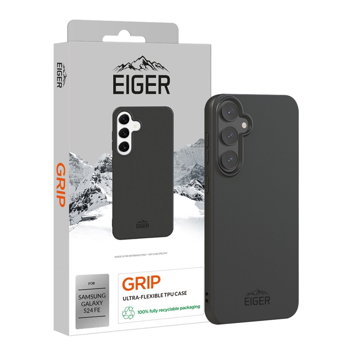 Eiger Grip Case Galaxy S24 Fe Schwarz