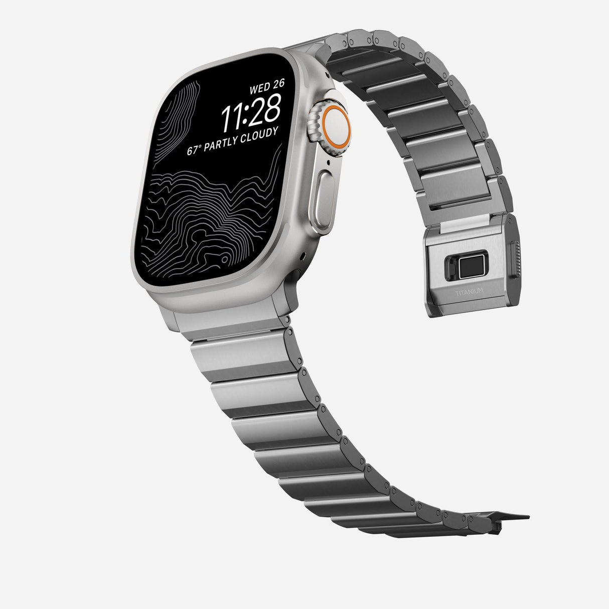 Nomad Strap Titanium Silver V2 42/44/45/49mm
