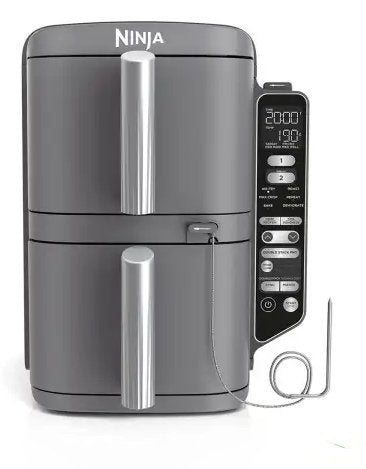 Ninja Sl451eu Doppel-Heiáluftfritteuse Grau