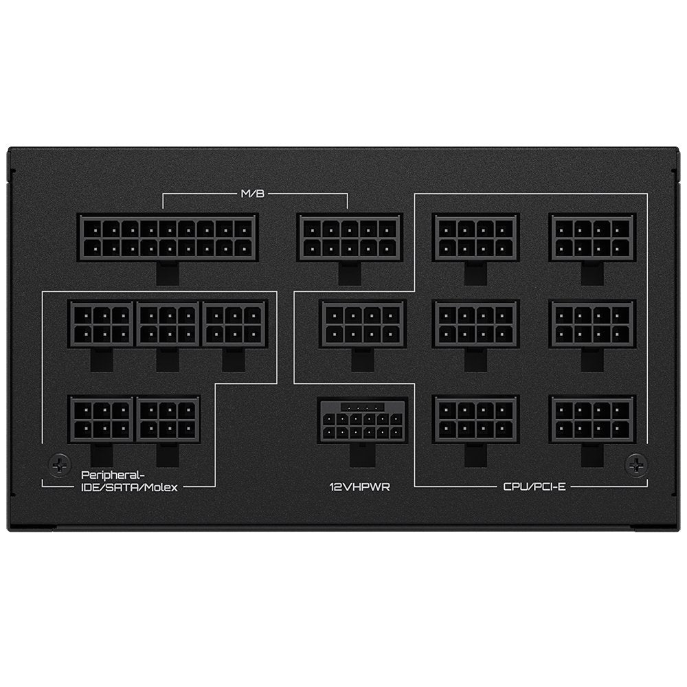 EAN 4719331553388 - GIGABYTE UD1300GM PG5 unidad de fuente de alimentación 1300 W 20+4 pin ATX ATX Negro imagen 6