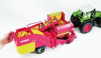 Cosechadora De Patatas Bruder Grimme Se 75-30 Con 80 02130