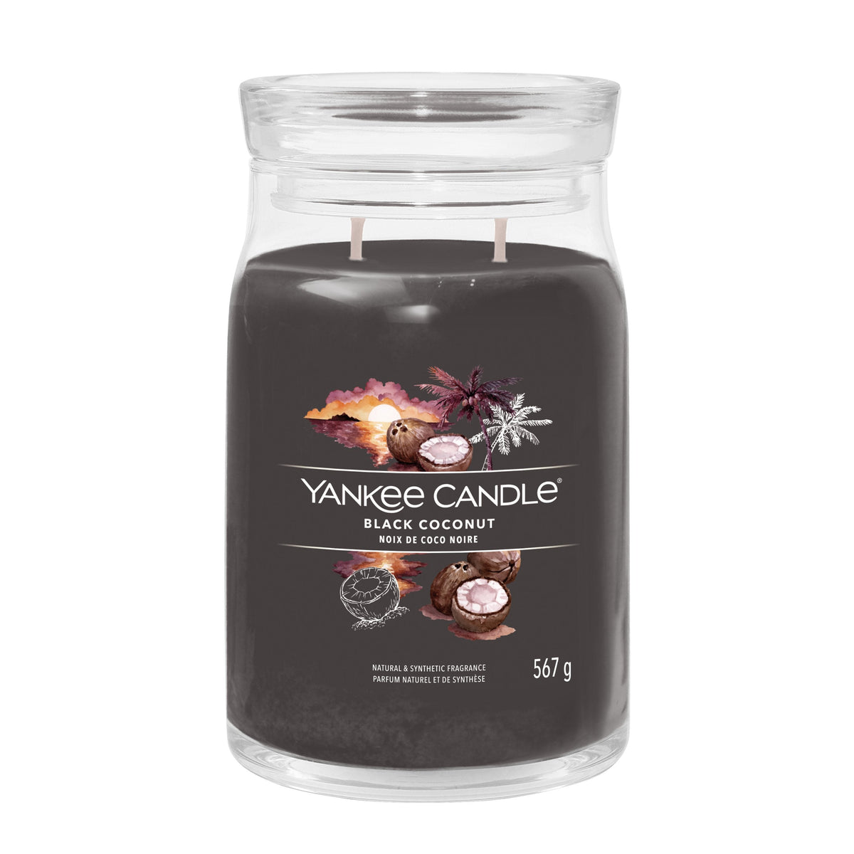 Yankee Candle Signature Vela Grande De Coco Negro 567g