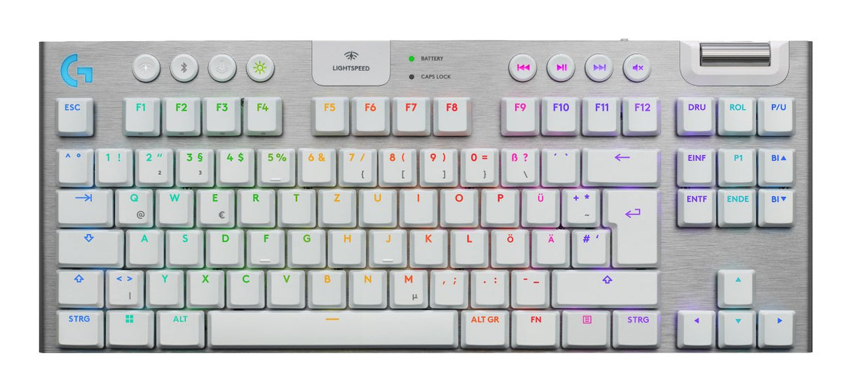 EAN 5099206121621 - Logitech G G915 X LIGHTSPEED teclado Juego USB + RF Wireless + Bluetooth QWERTZ Alemán Blanco imagen 1
