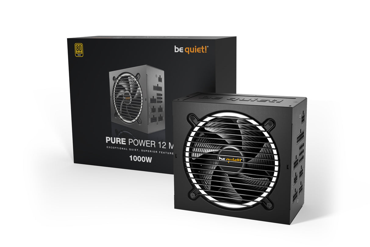 EAN 4260052189504 - be quiet! Pure Power 12 M unidad de fuente de alimentación 1000 W 20+4 pin ATX ATX Negro imagen 2