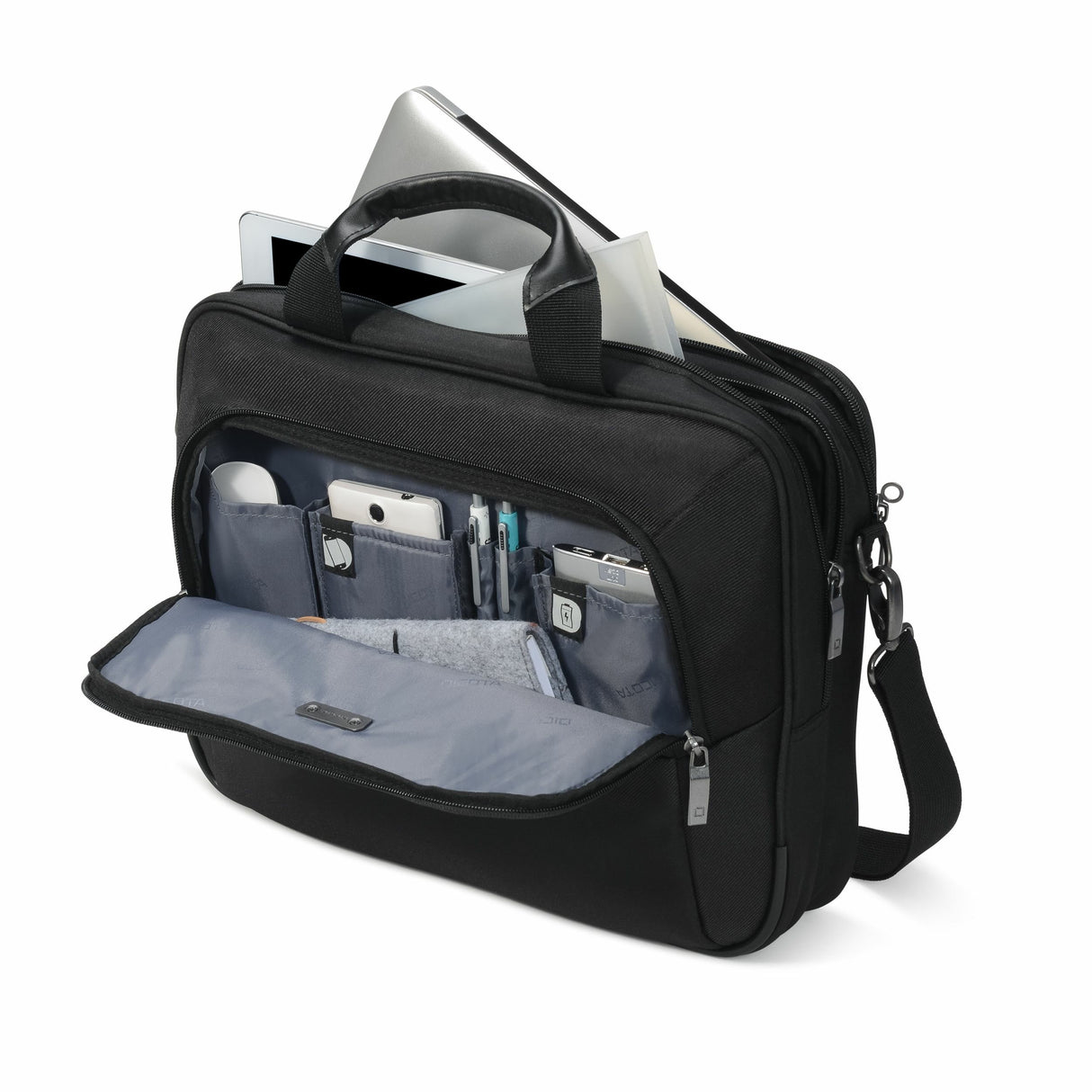 EAN 7640158668221 - DICOTA Eco Top Traveller SELECT 35,8 cm (14.1") Bandolera Negro imagen 3