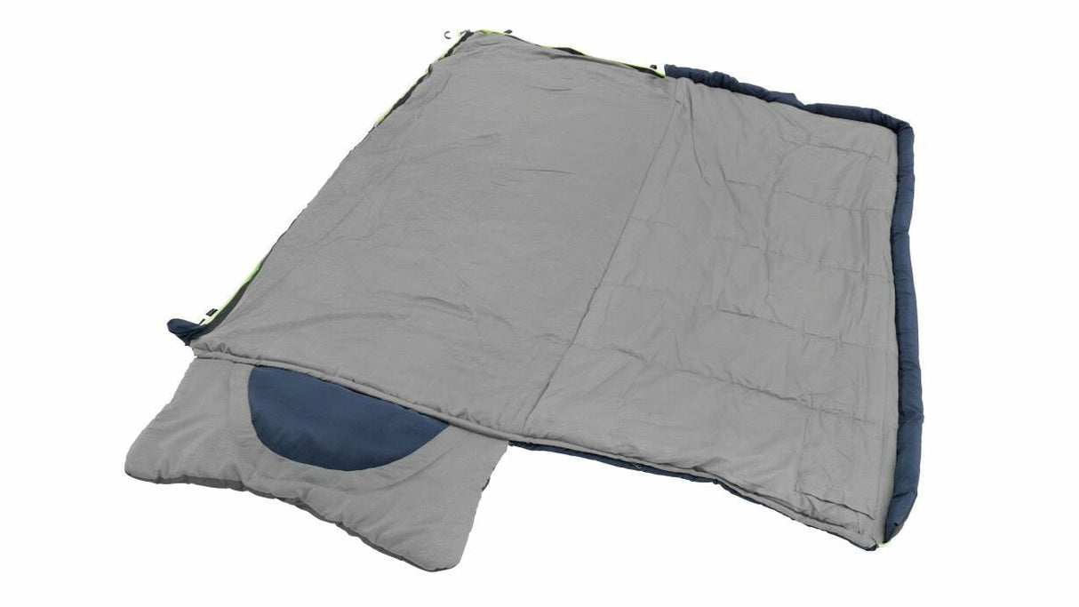 Saco De Dormir Outwell Contour Junior Cremallera Izquierda Azul Profundo