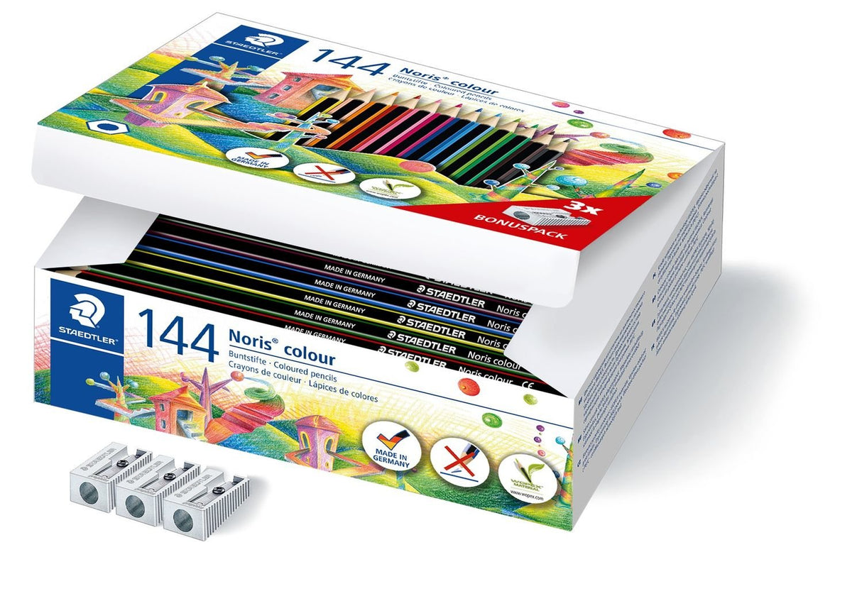 EAN 4007817185131 - Staedtler Noris colour 185 Negro, Azul, Marrón, Verde, Azul claro, Verde claro, Magenta, Mauve, Naranja, imagen 1
