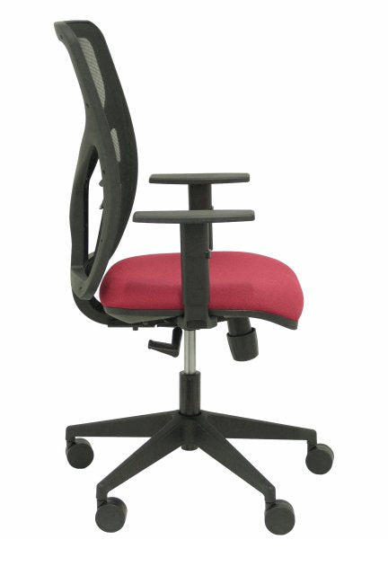 Silla Motilla Malla Negra Asiento Bali Granate Bra