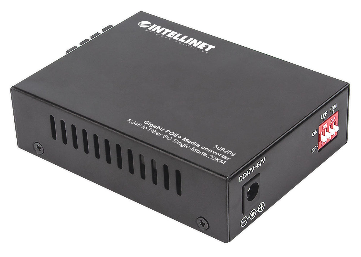 EAN 0766623508209 - Intellinet 508209 convertidor de medio 1000 Mbit/s 1310 nm Monomodo Negro imagen 6