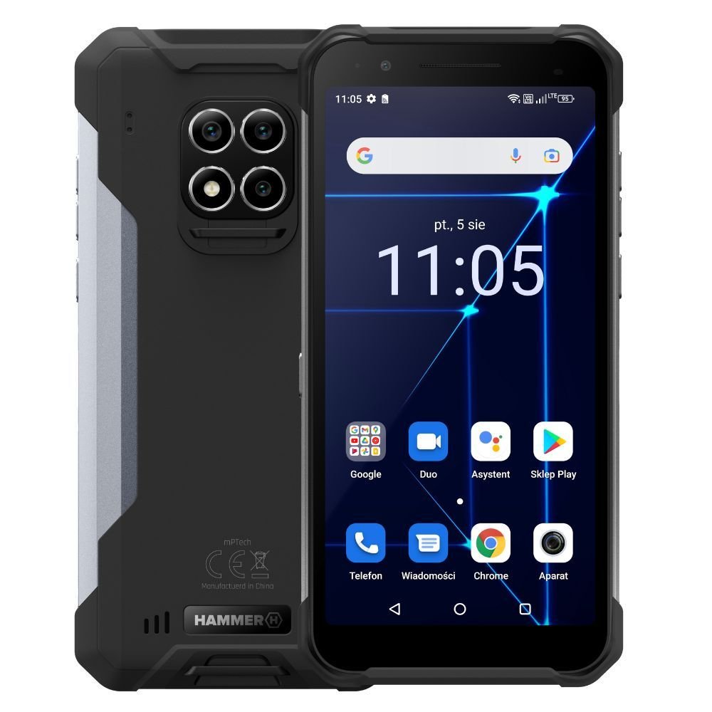 EAN 5902983620365 - myPhone Hammer Construction 15,2 cm (6") SIM doble Android 12 4G USB Tipo C 6 GB 128 GB 6000 mAh Negro, P imagen 1