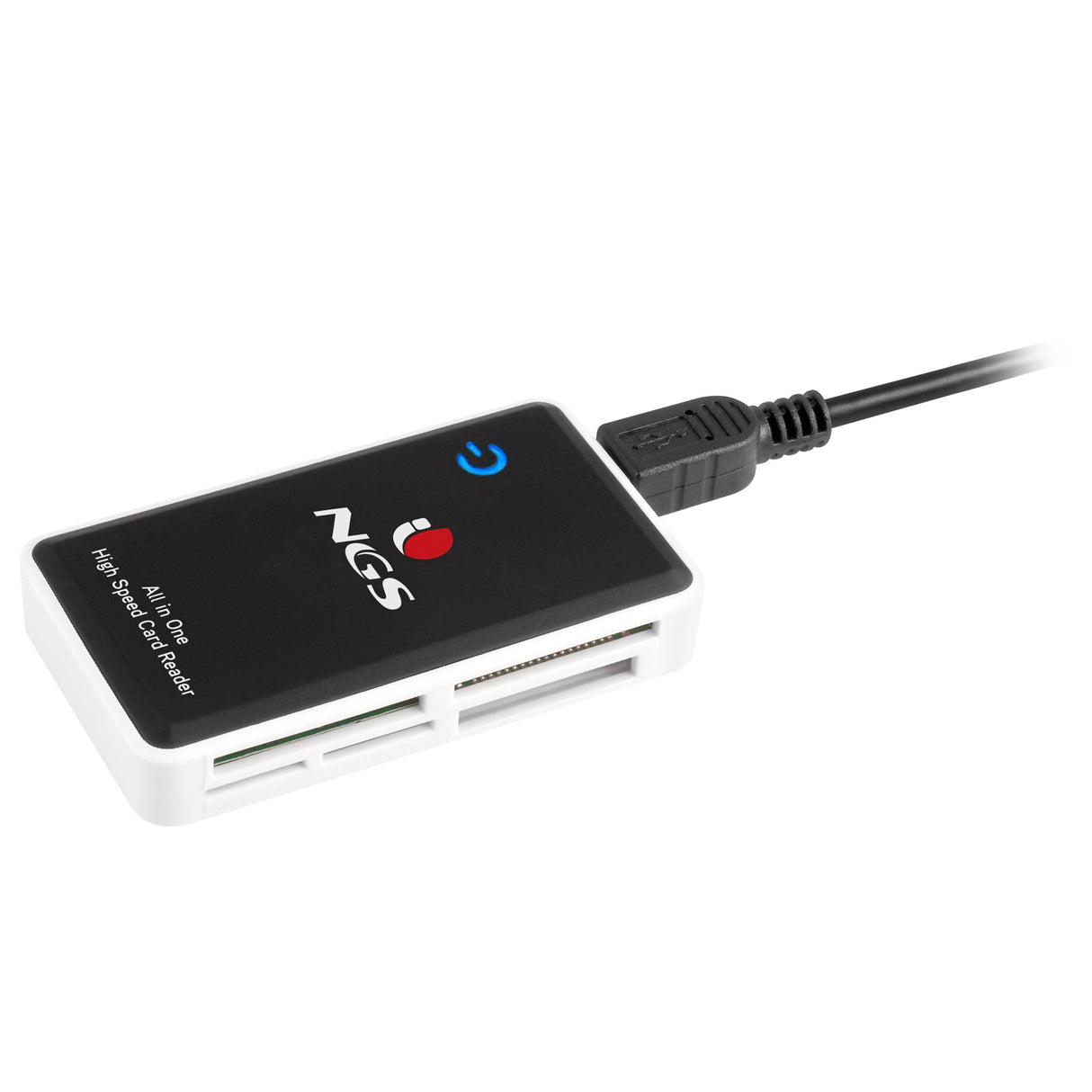 EAN 8436001305356 - NGS Multireader Pro lector de tarjeta USB 2.0 Negro, Blanco imagen 1