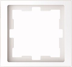 Merten 1-Vías Tomas De Corriente Marco Blanco 8.1 X 8.1 Cm