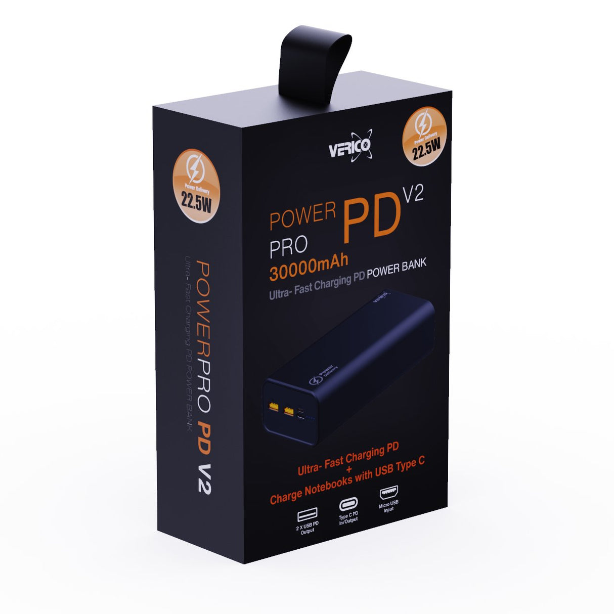 EAN 4713095608209 - Verico Power Pro PD Polímero de litio 30000 mAh Negro imagen 1