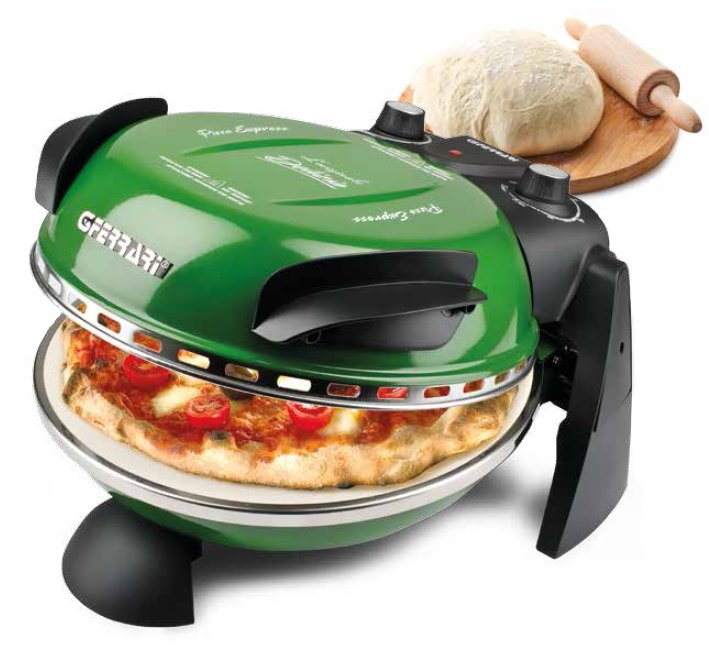 EAN 8056095874837 - G3 Ferrari Delizia fabricante de pizza y hornos 1 Pizza(s) 1200 W Negro, Verde imagen 2