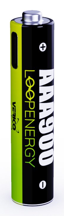 Verico Loopenergy Li-Ion Batería Aaa900, Usb-C, 4er Pack Retail