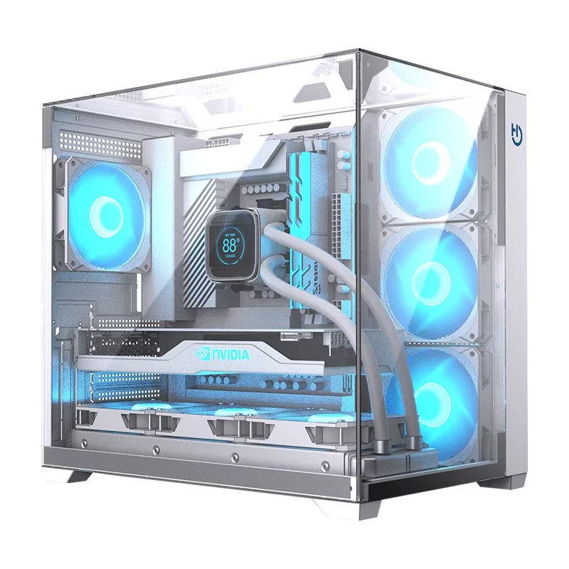 EAN 8436545693810 - Hiditec SKY Torre Transparente, Blanco imagen 8