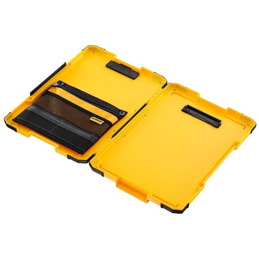 Portapapeles Dewalt Tstak, Base Amarilla/Negra, Con Luz Led De 180° Dwst82732-1