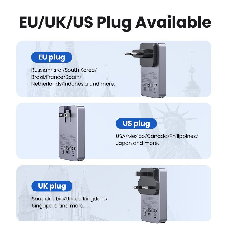 EAN 6941876223565 - Ugreen Nexode Pro 65W GaN Travel Charger Interior imagen 9