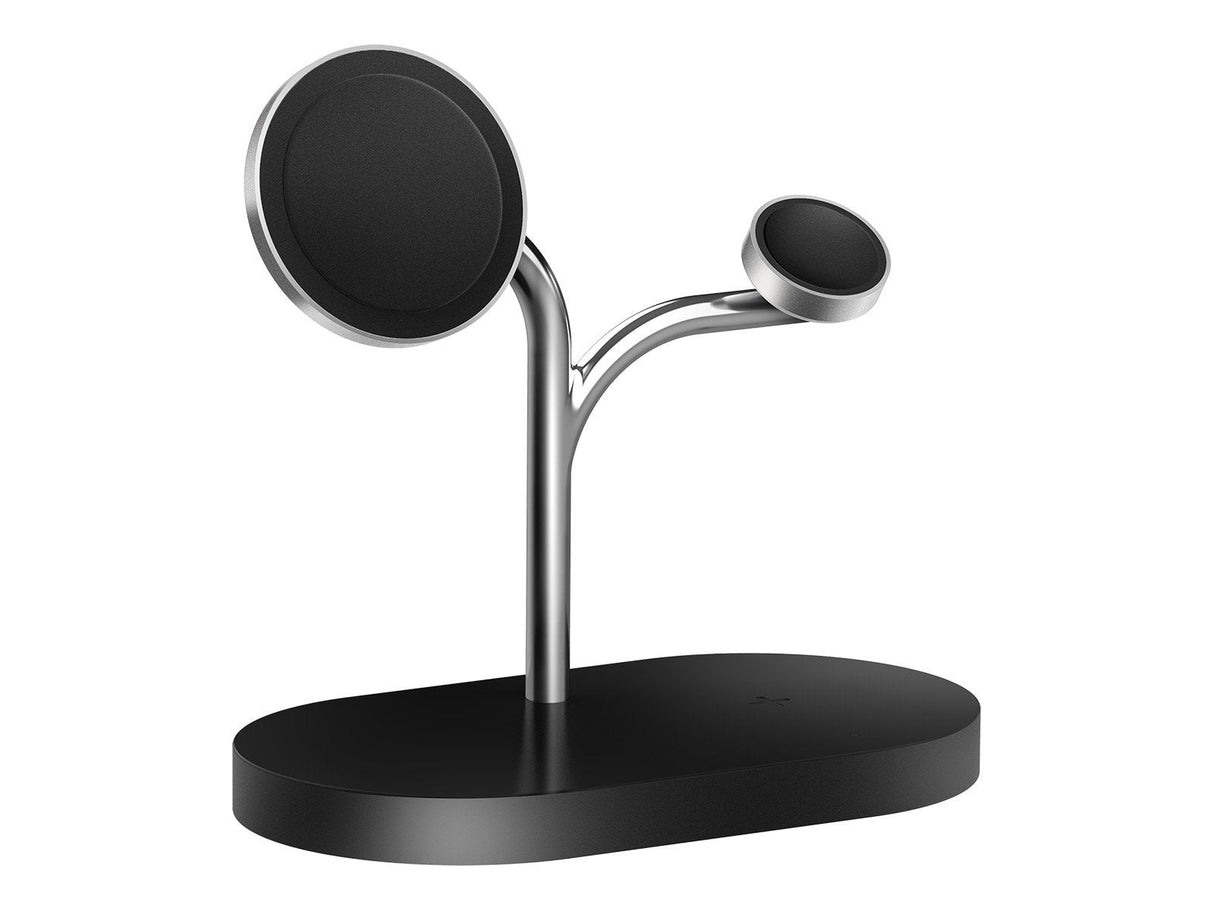 Cargador Samsung Gp-Pwu024wiabw Cargador Auriculares, Smartphone, Reloj Inteligente Negro, Plata Usb Cargador Inalámbrico Interior