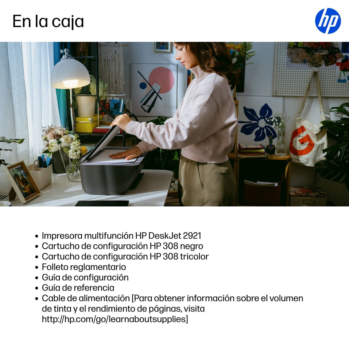 EAN 0198828789822 - HP DeskJet 2921 Inyección de tinta térmica A4 4800 x 1200 DPI 7,5 ppm Wifi imagen 14