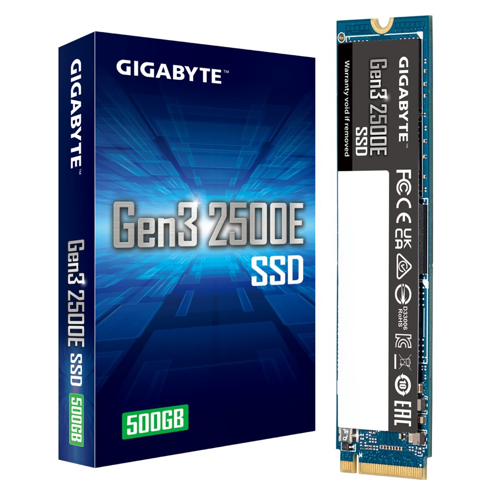 Disco Ssd Gigabyte M.2 2280 500gb Gen3 2500e Pcie 3.0x4 Nvme1.3