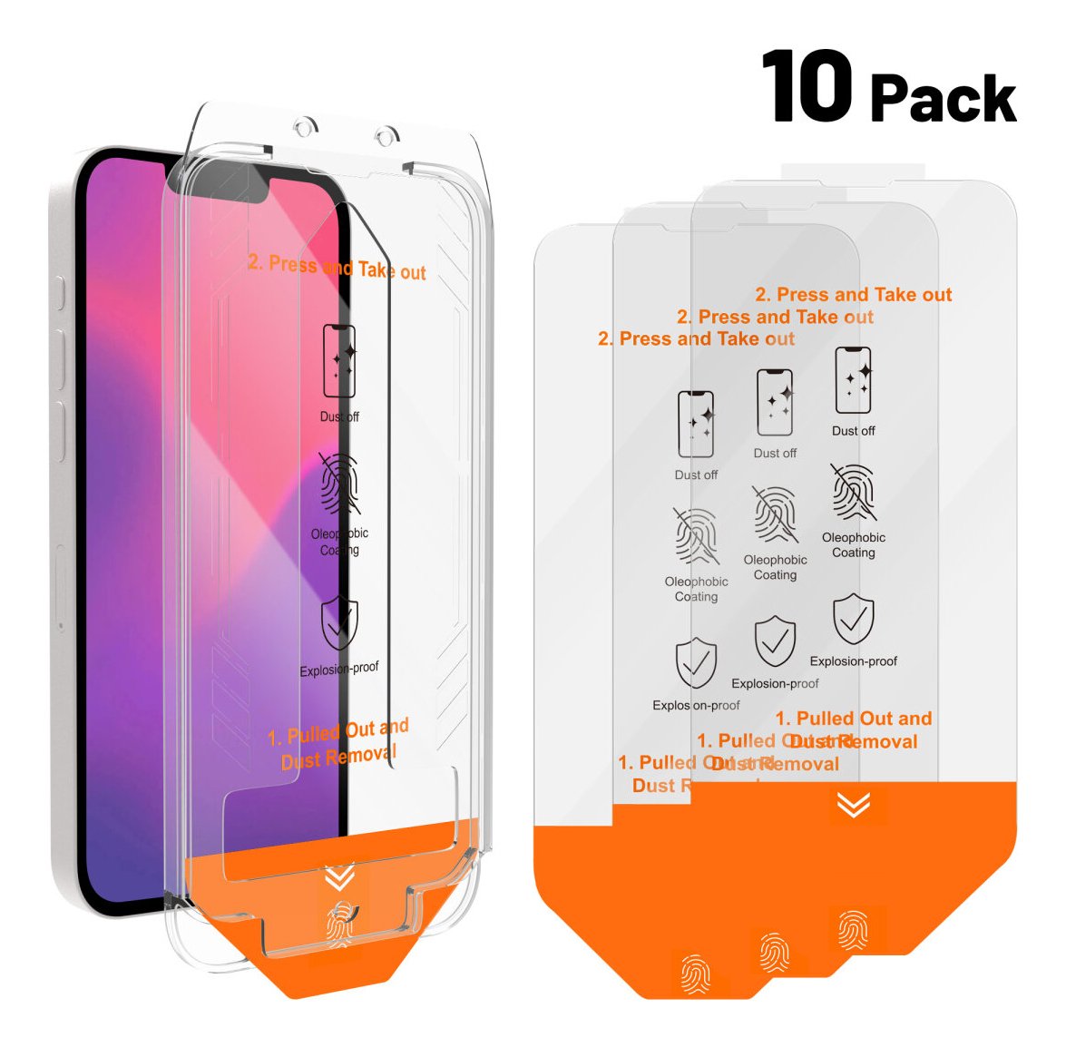 4smarts Second Glass (10x) Service Kit Fr Iphone 16e