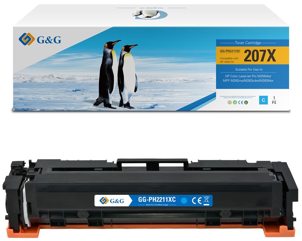 G&G Xl-Toner Compatible Con Hp 207x W2211x Mit Chip