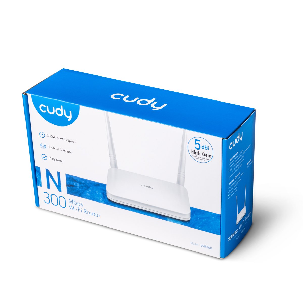 EAN 6971690790028 - Cudy WR300 router inalámbrico Ethernet rápido Banda única (2,4 GHz) Blanco imagen 3