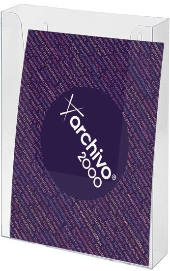 Archivo 2000 Portafolletos Mural Archivo 2000 "Premium" Espesor 3 Mm 1/3 Din A4 Vertical 45x115x180 Mm