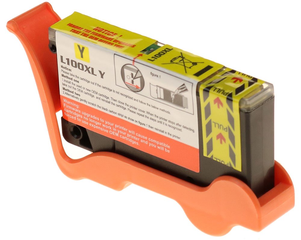 Tinta G&G Compatible Con Lexmark C100xl 14n1095e Xl-Amarillo