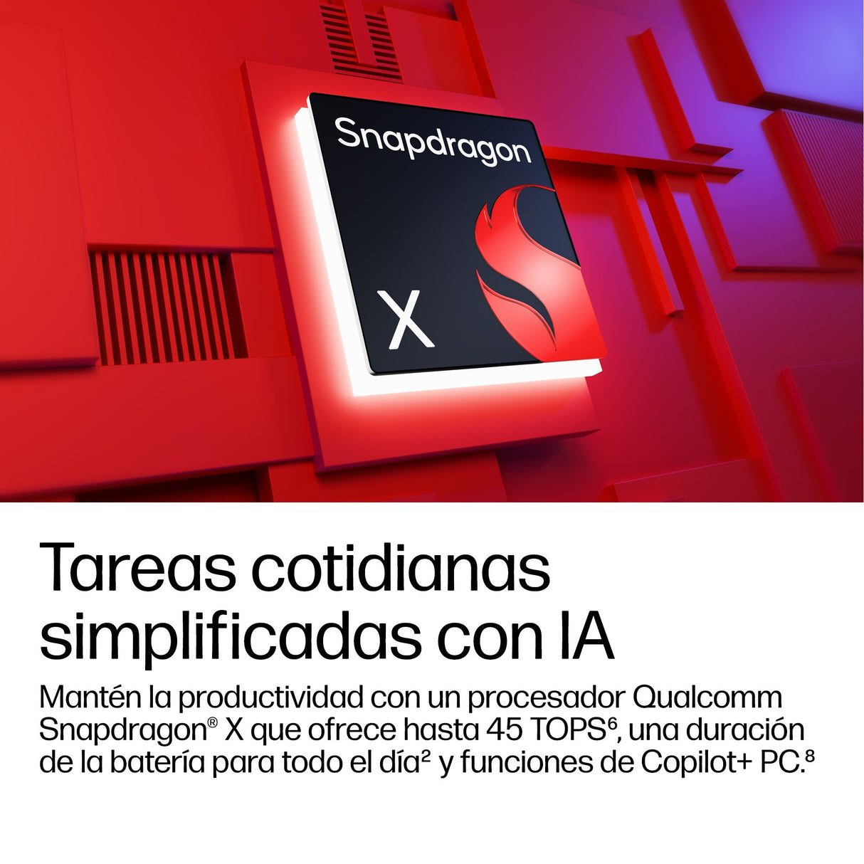 EAN 0821844595763 - HP OmniBook 3 Laptop Next Gen AI 14-hz0005nsx Copilot+ PC Snapdragon X1-26-100 Portátil 35,6 cm (14") 2K imagen 6