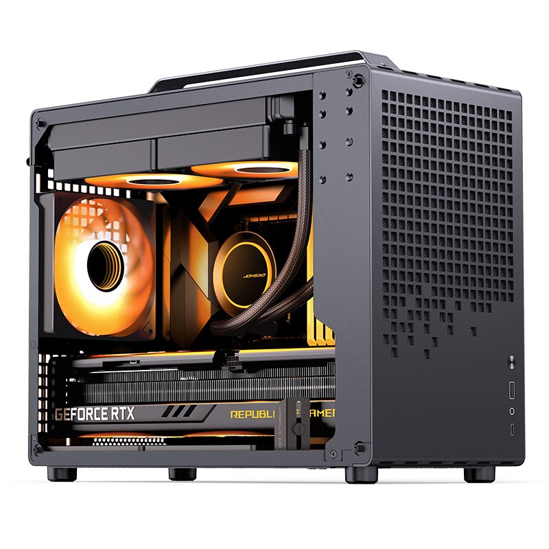 Jonsplus Z20 Micro-Atx Carcasa, Con Tragegriff - Negro