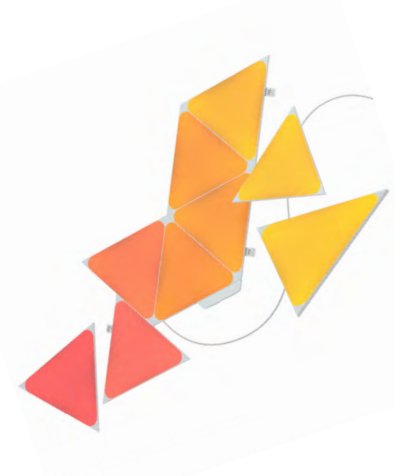 Nanoleaf Kit De 9 Paneles Led Wifi Triángulo