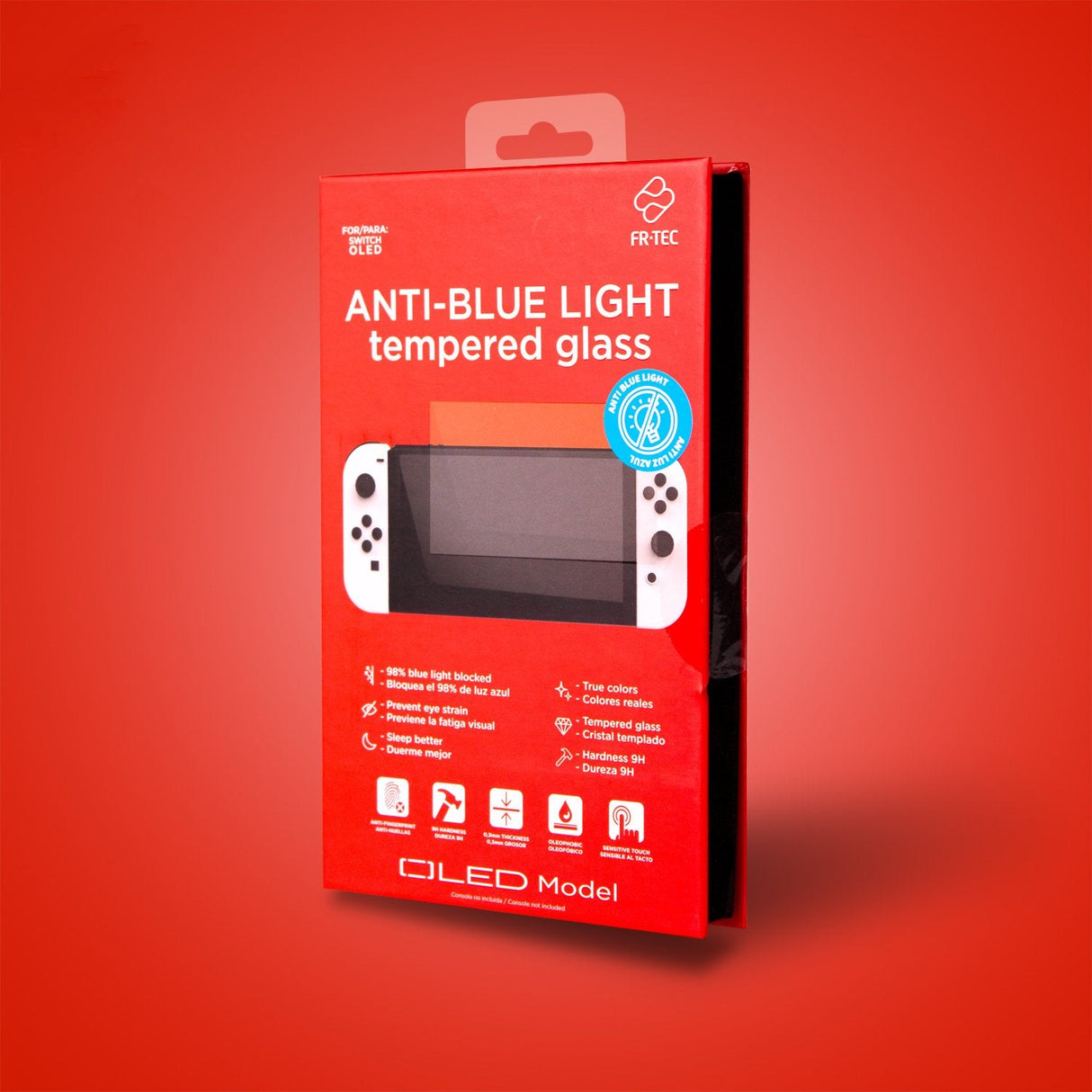 Protector De Pantalla Con Filtro De Luz Azul Fr-Tec Anti Blue Light Para Nintendo Switch Oled