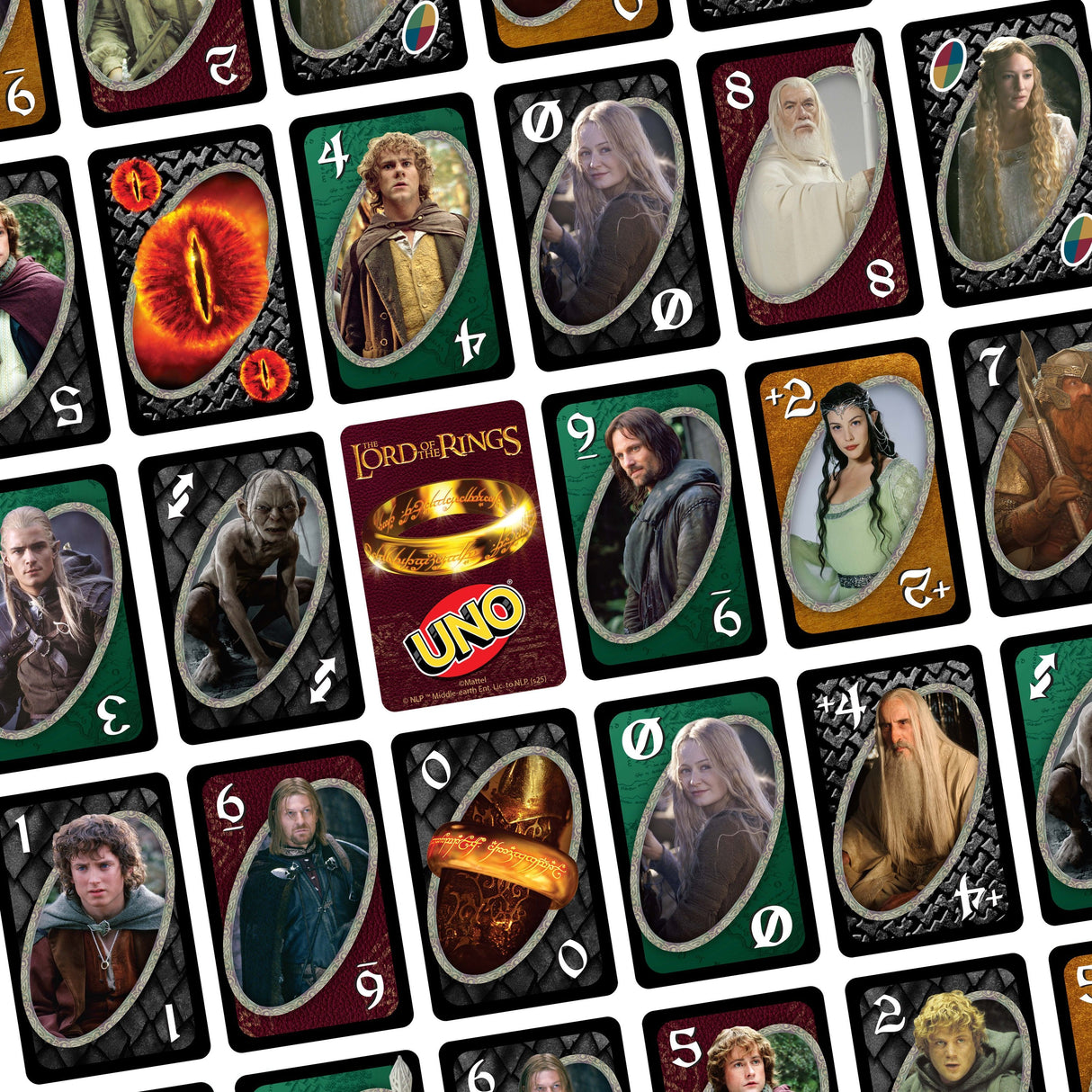 Juego Cartas Uno El Señor De Los Anillos