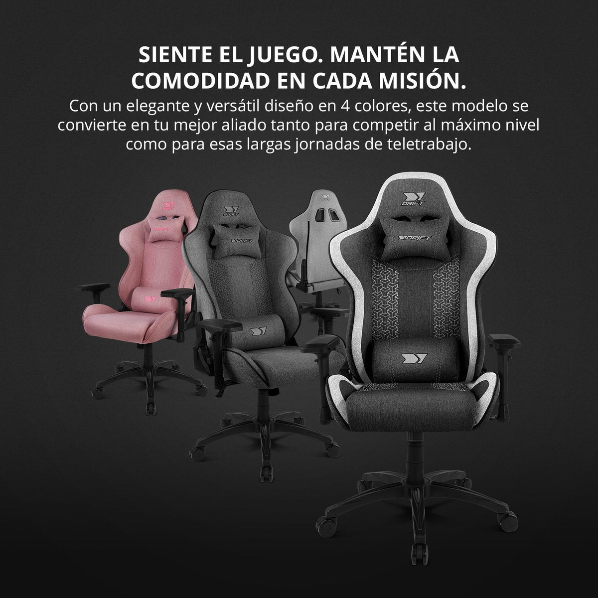 Silla Gaming Drift Dr190 Gris