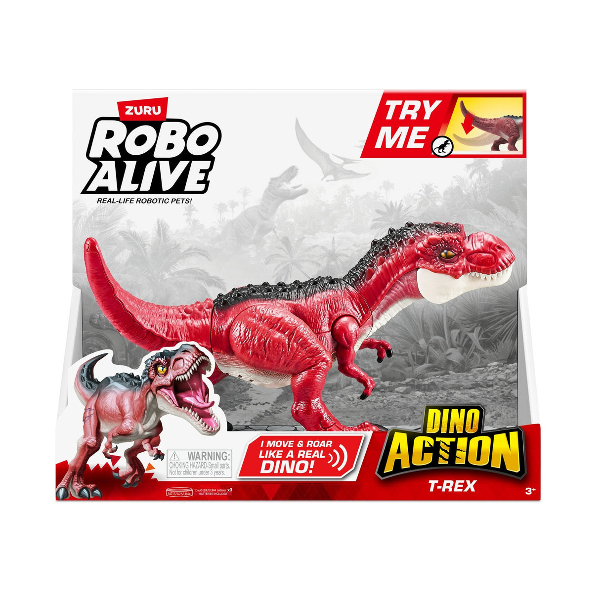 Figura Zuru Robo Alive Dino Acción T-Rex 7171