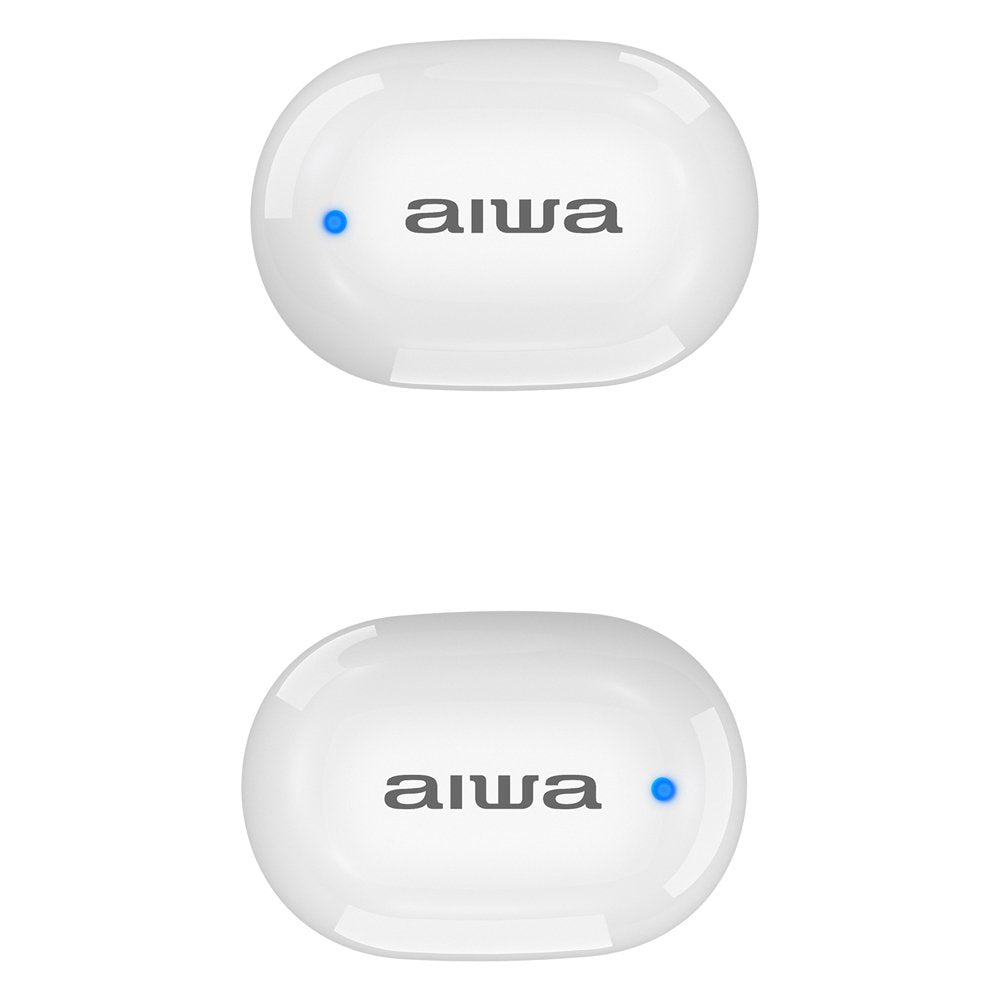 Auriculares Micro Aiwa Ebtw-150wt Blanco Bluetooth/Tactil/Estuche Carga/Pantalla Led/2xmic Ebtw-150wt