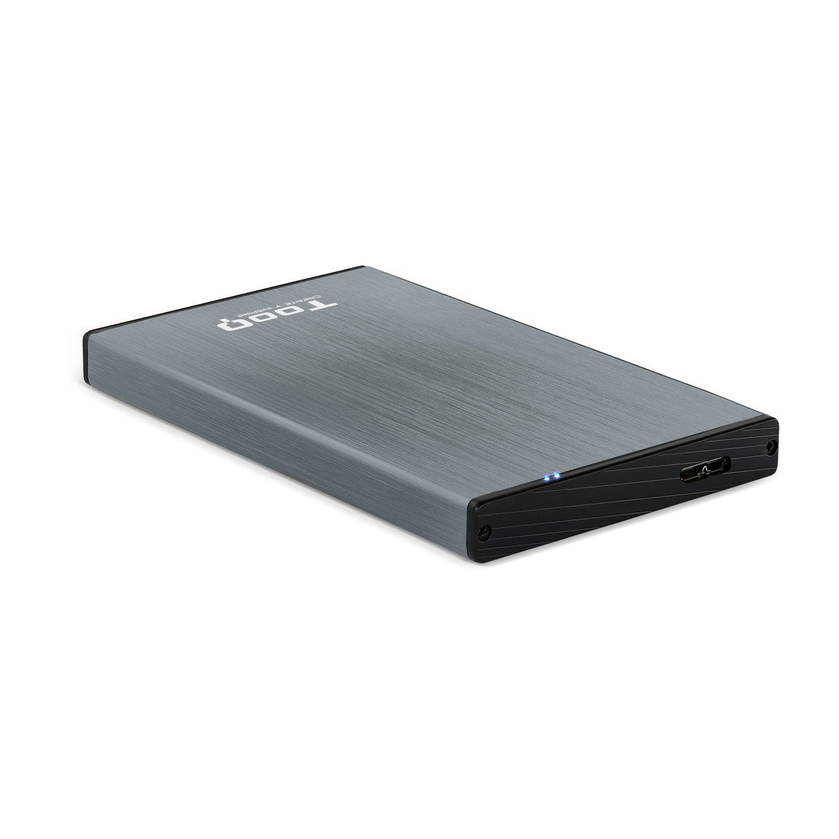 Tooq Carcasa Externa Hdd/Sdd 2.5" Hasta 9,5mm Sata Usb 3.0 - Gris