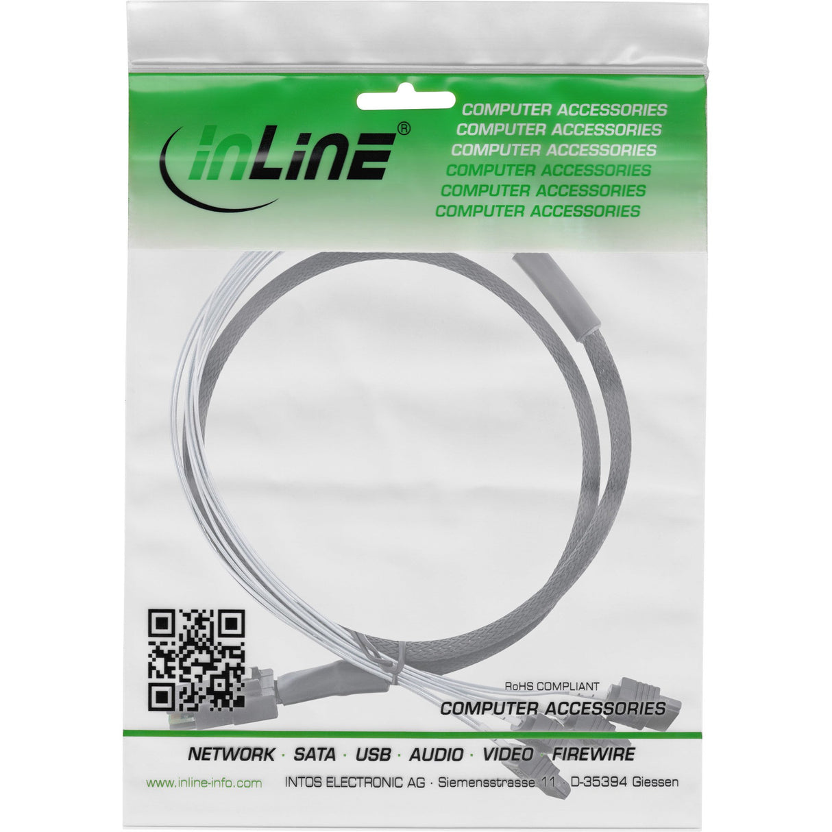 EAN 4043718113637 - InLine 27620A cable Serial Attached SCSI (SAS) 0,75 m Rojo imagen 3