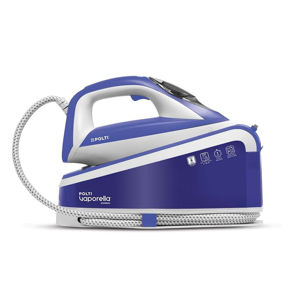 EAN 8007411012730 - Polti Vaporella Express VE30.30 2200 W 1,6 L Suela de cerámica Violeta, Blanco imagen 1