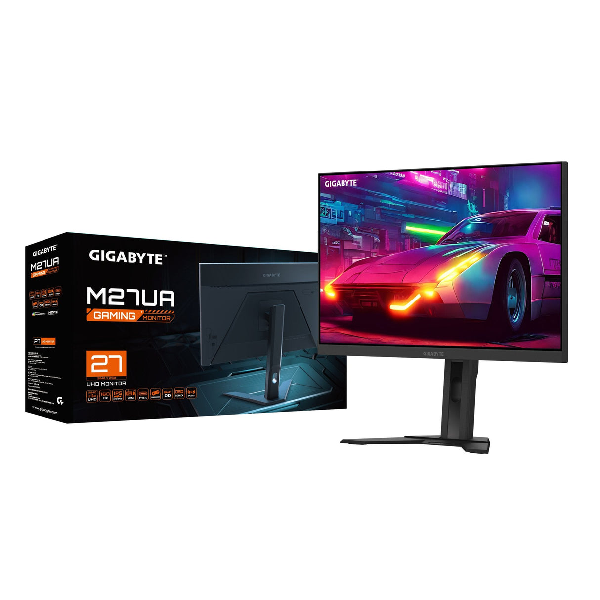 EAN 4719331860837 - GIGABYTE M27UA pantalla para PC 68,6 cm (27") 3840 x 2160 Pixeles 4K Ultra HD LED Negro imagen 6