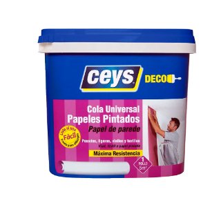 EAN 8411519746037 - CEYS 504603 adhesivo para papel tapiz 1 L 1 kg Listo para su uso imagen 1