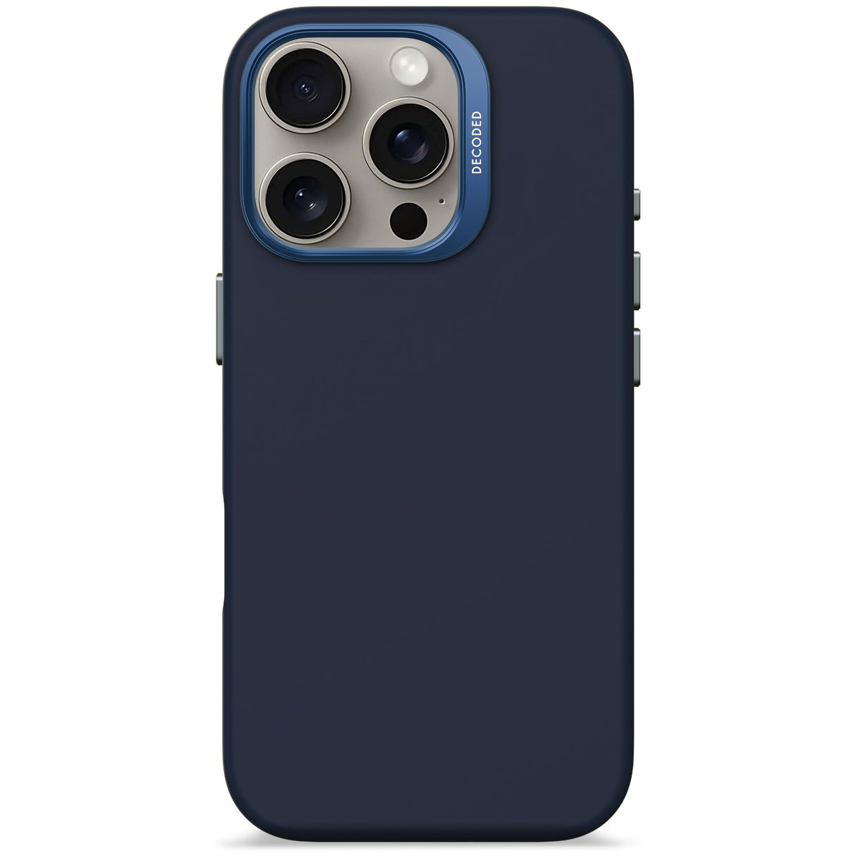 Decoded Antimicrobial Silicone Backcover Iphone 16 Pro Navy